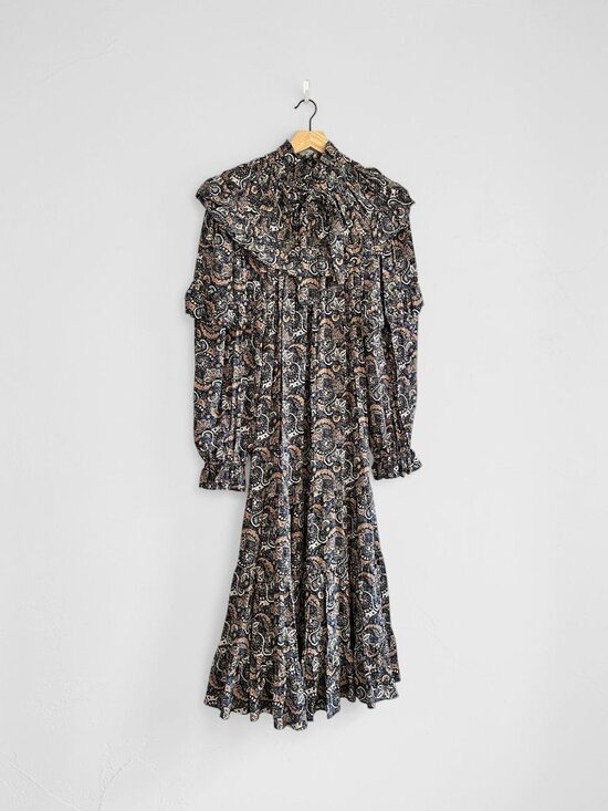Ulla Johnson Dresses & Skirts - Ulla Johnson Annalisa Gown Night Sky Silk Paisley Runway NWT Size 6